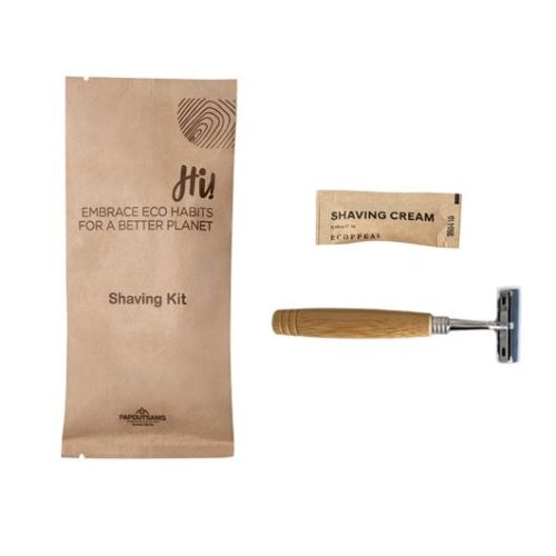 Shaving Kit - Bamboo (Kraft Paper Sachet)