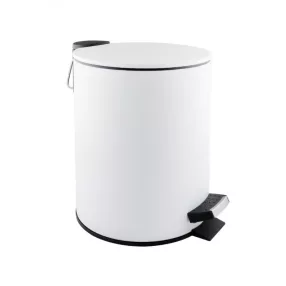 Simex Pedal bin 5L white