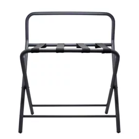 Metal hotel suitcase rack