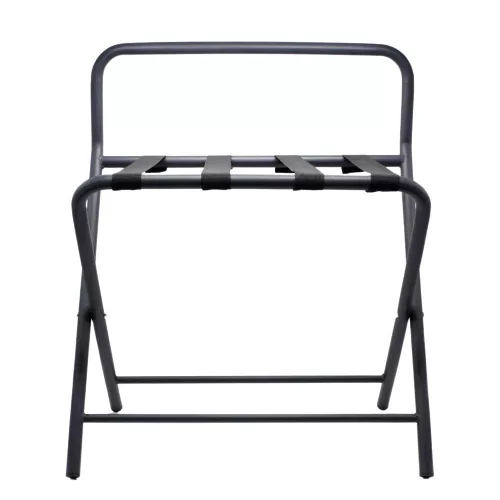 Metal hotel suitcase rack