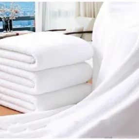TOWEL WHITE 400 gr PLAIN 30x30cm