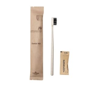 Dental Kit - Wheat Straw (Kraft Paper Sachet)