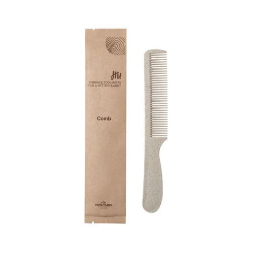 Hair Comb - Wheat Straw (Kraft Paper Sachet)