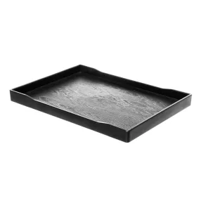 Black Bathroom Tray
