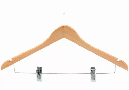 Anti-theft hanger with trouser clip