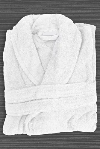 ROBE WHITE TERRY L- SIZE