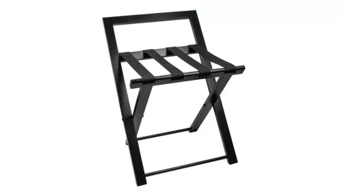 ZÉTA Hotel suitcase rack with backrest