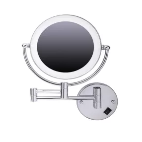Wall mounted cosmetic mirror