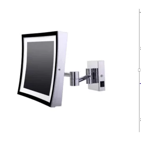 Wall mounted cosmetic mirror