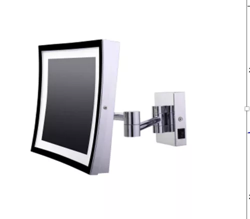 Wall mounted cosmetic mirror
