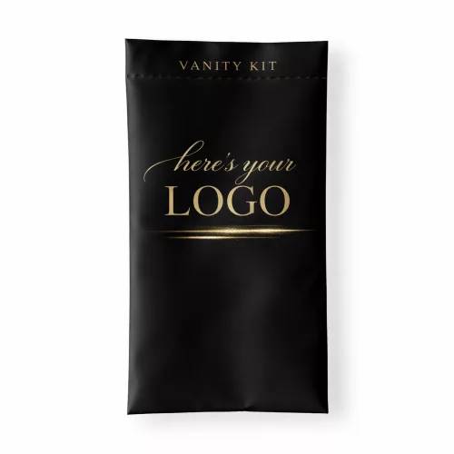 Shaving kit in eco bag branded