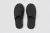 Black terry closed hotel slippers