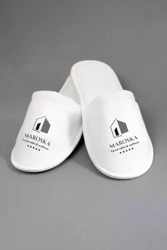 Hotel slippers logo - ask for our offer