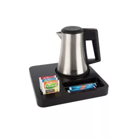 Slim tray with 0,5L kettle, without cups