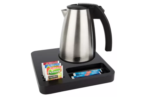 Slim tray with 1L kettle, without cups