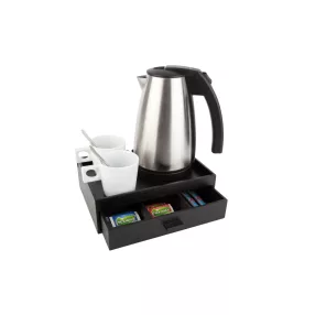 Smart tray with 1L kettle and 2 white cups