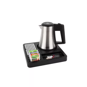Square tray with 0,5L kettle, without cups
