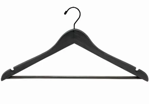Multi-functional wooden hanger