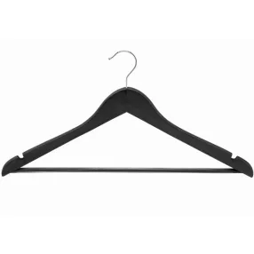 Multi-functional wooden hanger