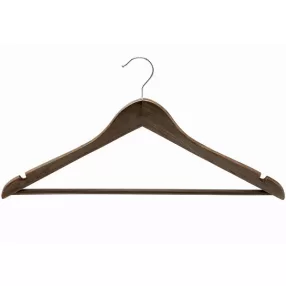Multi-functional wooden hanger