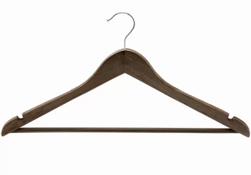 Multi-functional wooden hanger