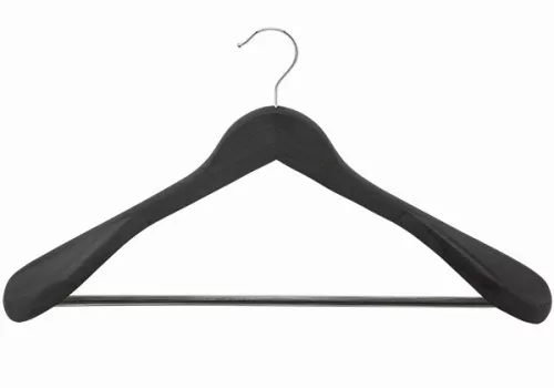 Wooden coat hanger