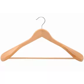 Wooden coat hanger