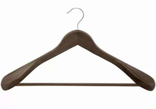 Wooden coat hanger