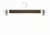 Wooden coat hanger with trouser clips