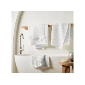  TOWEL White waffle weave 200 gr plain 50x70 cm tea towel size